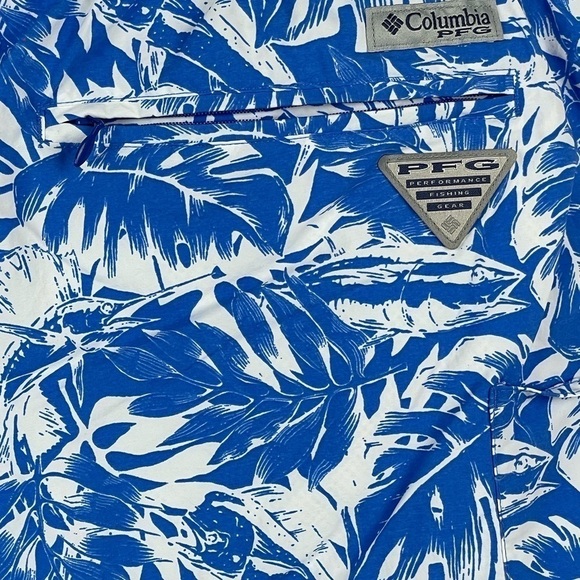 Columbia PFG Clearwater Shores Omni-Shade UPF 50 Swim Trunk Blue Size XXL - Picture 4 of 10